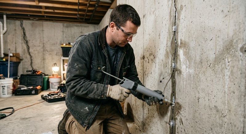 Basement Crack Repair in Cambridge, MA