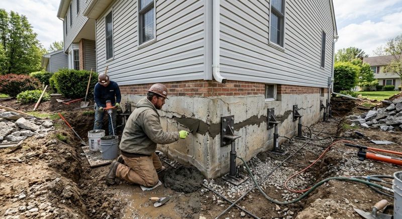 Basement Foundation Repair in Billerica, MA