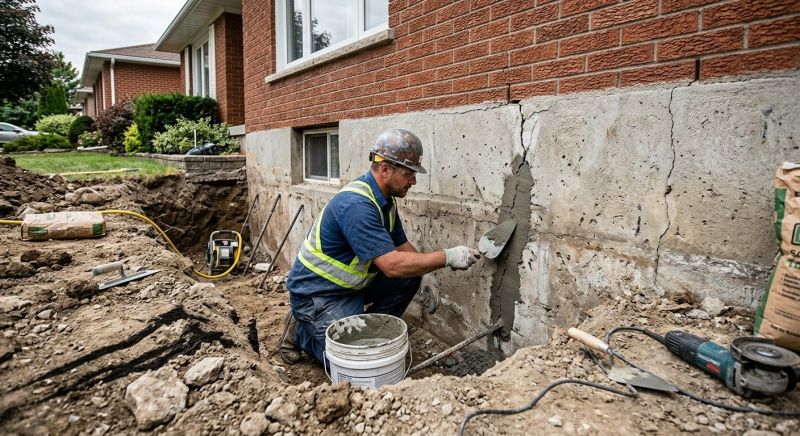 Basement Foundation Repair in Holliston, MA