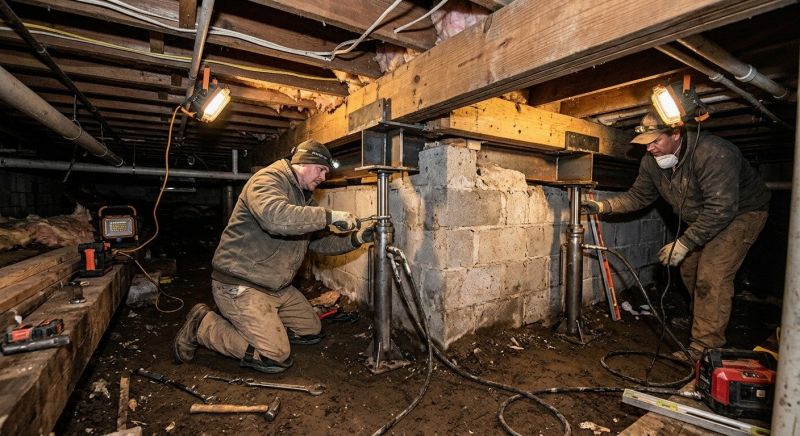 Basement Foundation Repair in North Andover, MA