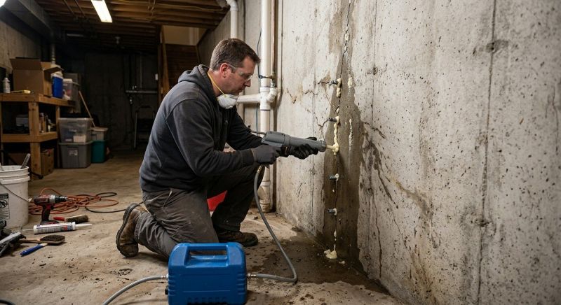 Basement Foundation Repair in Reading, MA