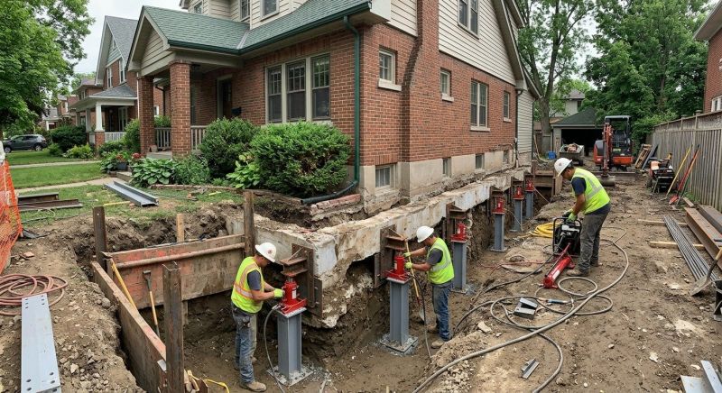 Basement Underpinning in Cambridge, MA