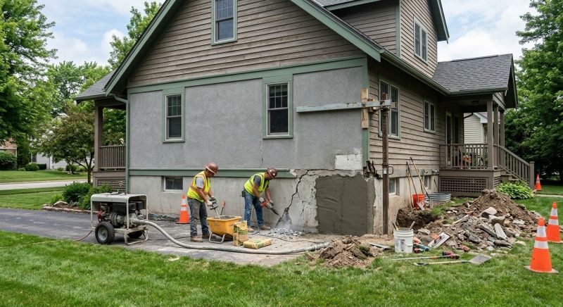 Building Foundation Repair in Lexington, MA
