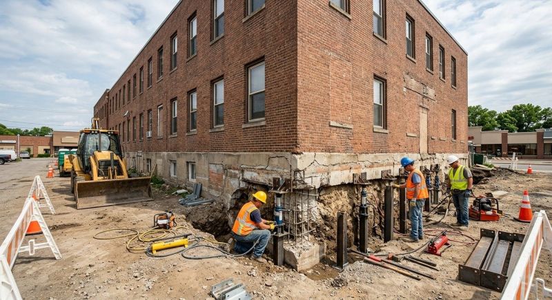 Commercial Foundation Repair in Cambridge, MA
