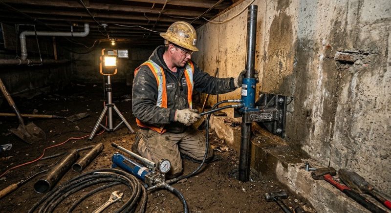 Concrete Foundation Leveling in Chelsea, MA