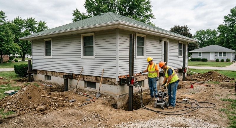 Concrete Foundation Leveling in Foxboro, MA