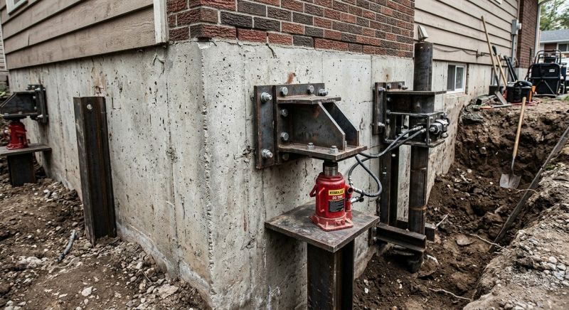 Concrete Foundation Leveling in Newton, MA