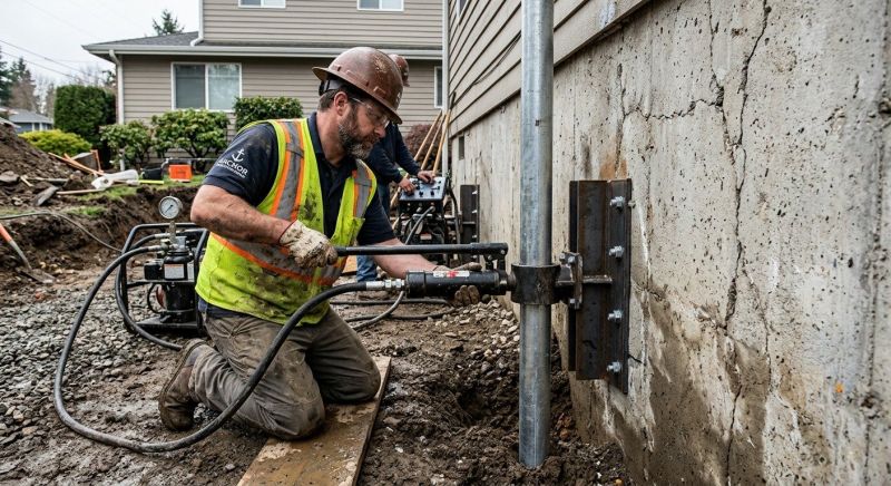 Concrete Foundation Leveling in South Easton, MA