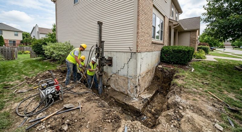 Concrete Foundation Repair in Melrose, MA