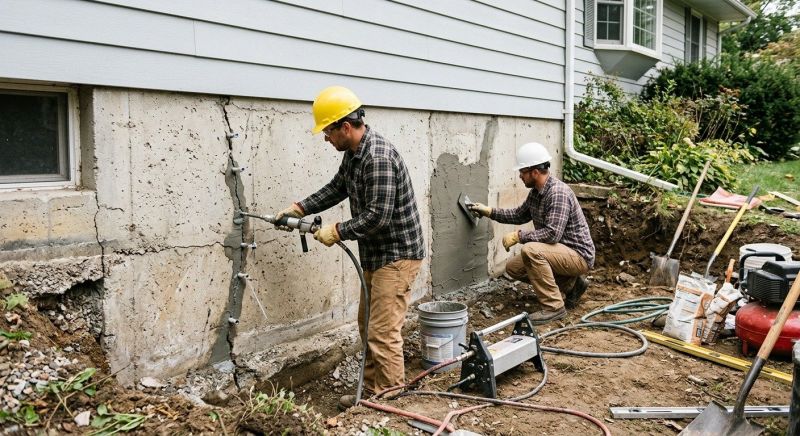 Concrete Foundation Repair in Randolph, MA
