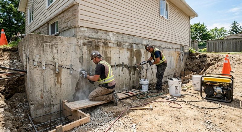Concrete Foundation Repair in Wellesley, MA