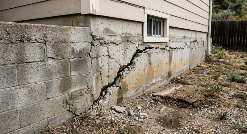 Cracked Foundation Repair in Tewksbury, MA