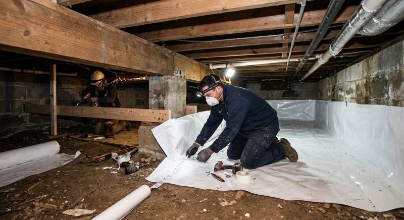 Crawl Space Leveling in Cambridge, MA