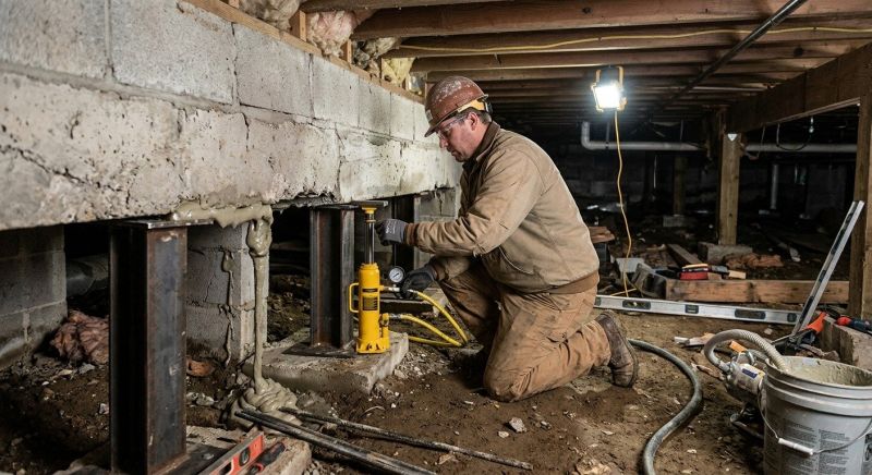 Crawlspace Foundation Repair in Andover, MA