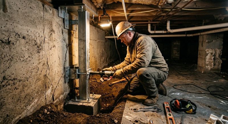 Crawlspace Foundation Repair in East Walpole, MA