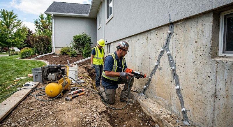 Foundation Crack Repair in Revere, MA