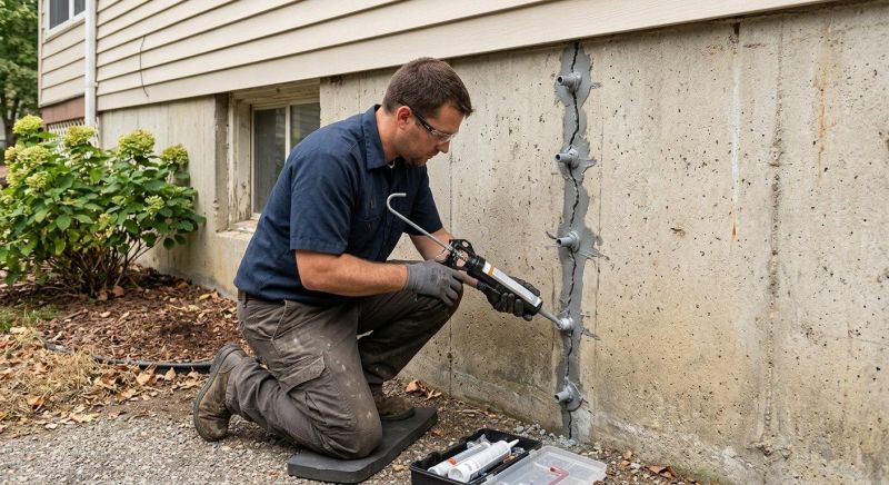 Foundation Crack Sealing in Cambridge, MA