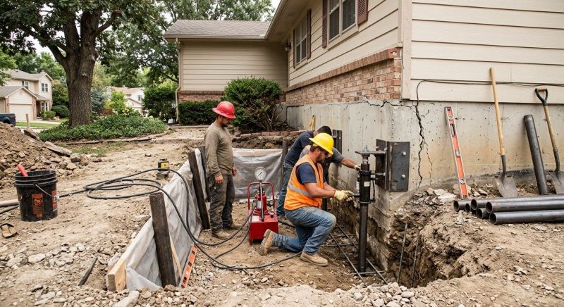 Foundation Damage Repair in Foxboro, MA