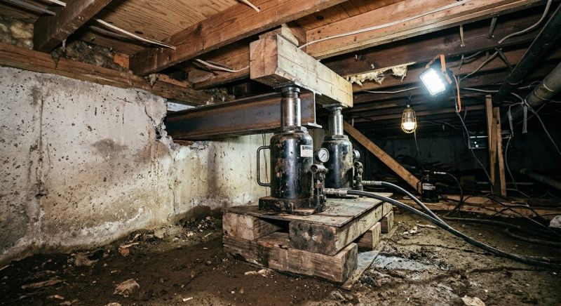 Foundation Jacking in Charlestown, MA