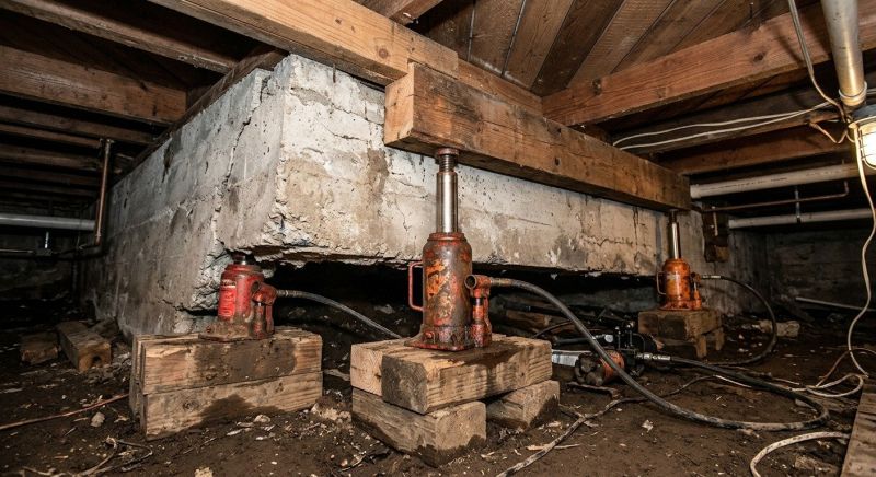 Foundation Jacking in East Walpole, MA