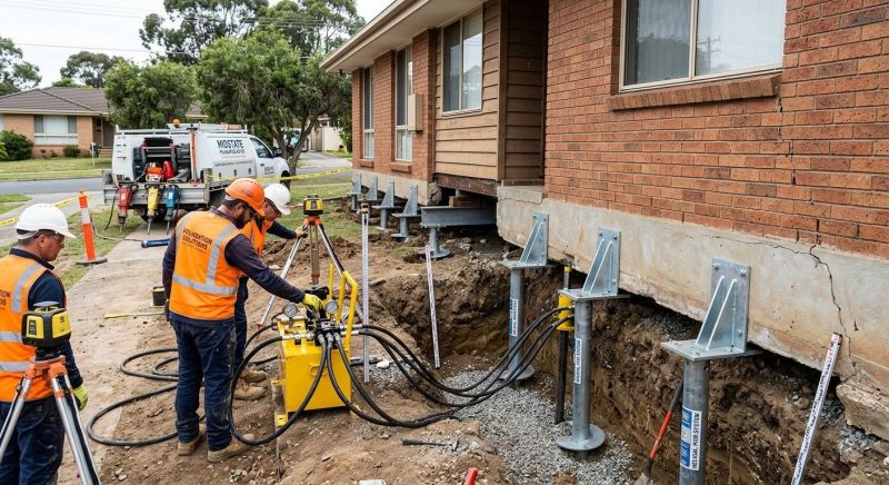 Foundation Jacking in Hull, MA