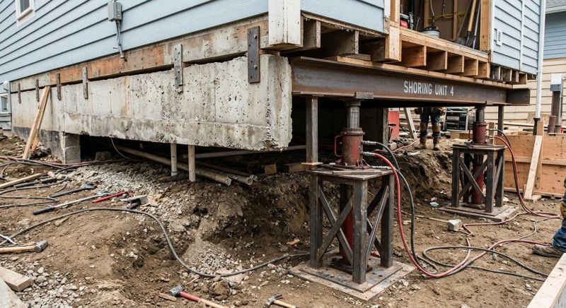 Foundation Jacking in Lowell, MA