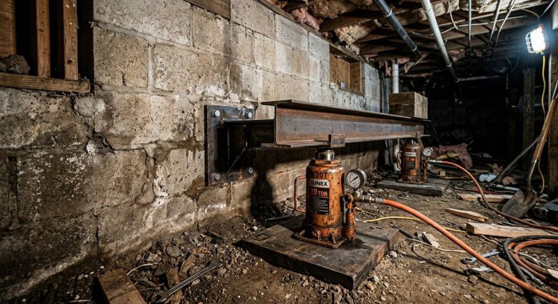 Foundation Jacking in Methuen, MA