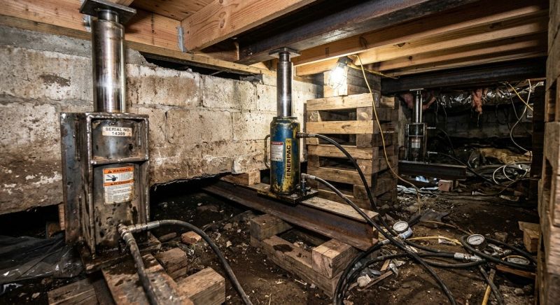 Foundation Jacking in Reading, MA