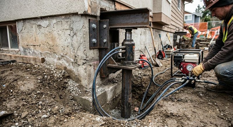 Foundation Lifting in Boston, MA