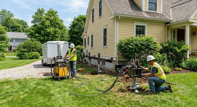 Foundation Lifting in Needham, MA