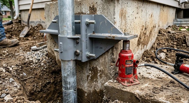 Foundation Pier Leveling in Cambridge, MA
