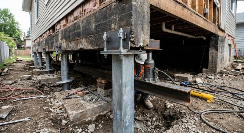 Foundation Raising in Newton, MA