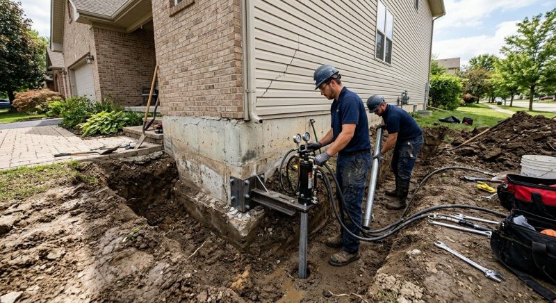 Foundation Settlement Repair in Cambridge, MA
