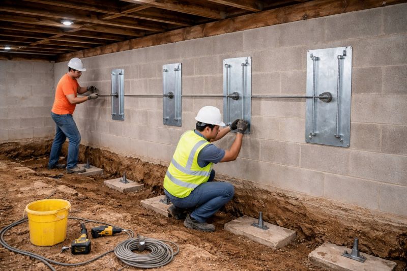 Foundation Stabilizing in Hyde Park, MA