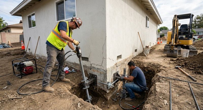 Foundation Stabilizing in Sudbury, MA