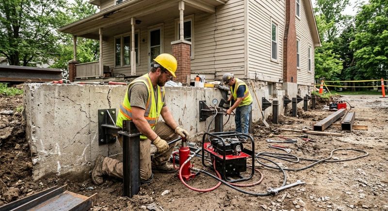 Foundation Stabilizing in Woburn, MA