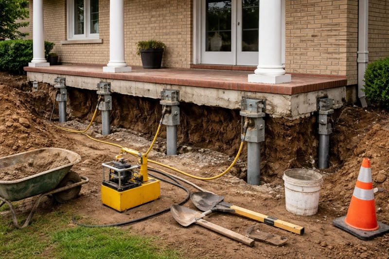 Foundation Stabilizing in Wrentham, MA