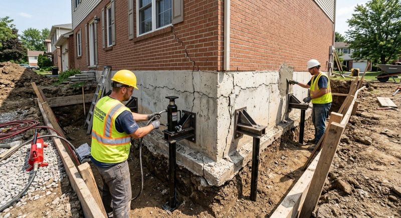 Foundation Structural Repair in Wrentham, MA
