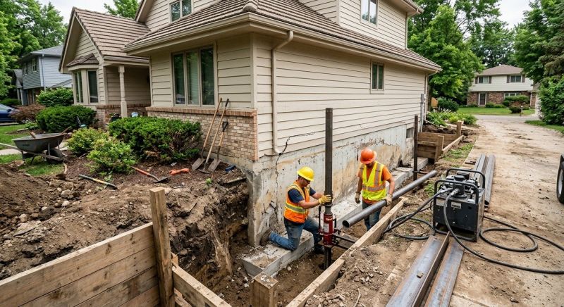 Home Foundation Repair in Peabody, MA