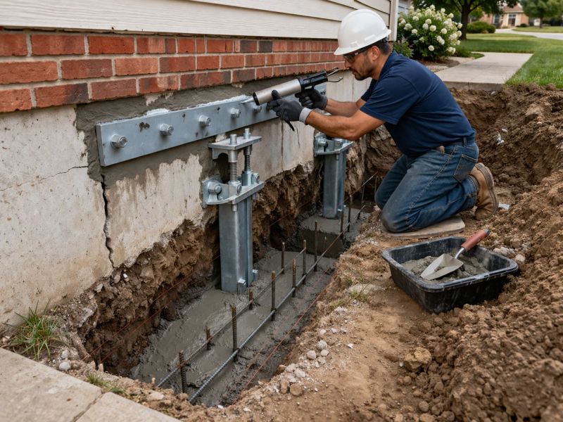 Home Foundation Repair in Stow, MA