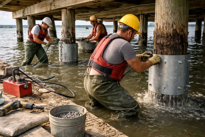 Piling Repair in Hingham, MA