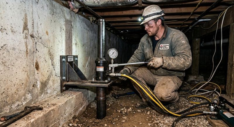 Settling Foundation Service in East Walpole, MA