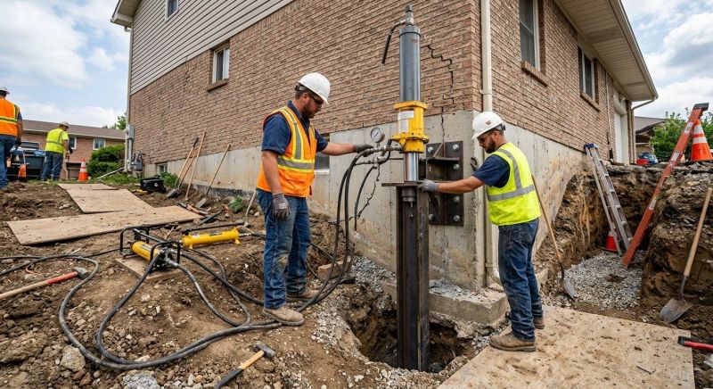 Settling Foundation Service in Newton Center, MA