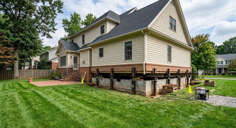 Settling Foundation Service in North Easton, MA